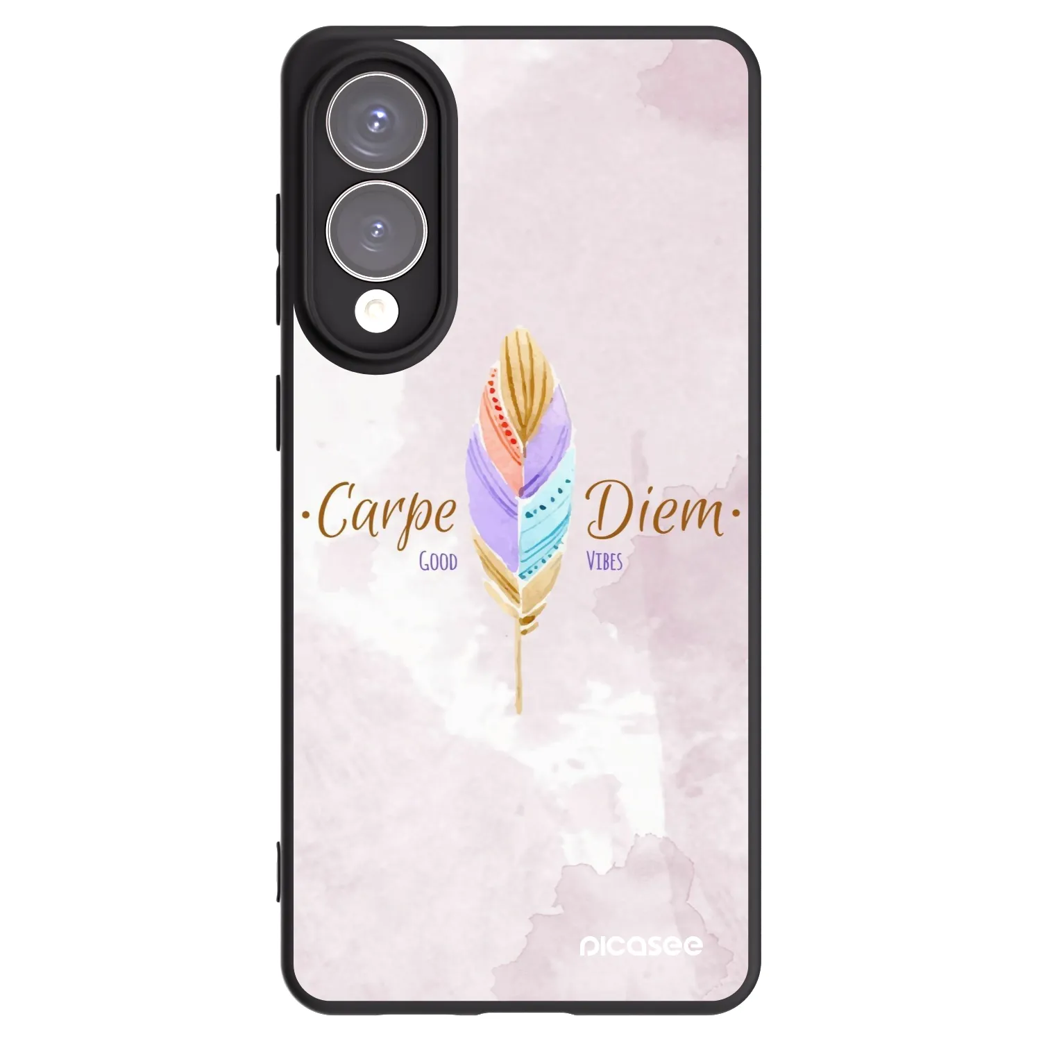Picasee husă neagră din silicon pentru Samsung Galaxy S25 Edge 5G - Carpe Diem
