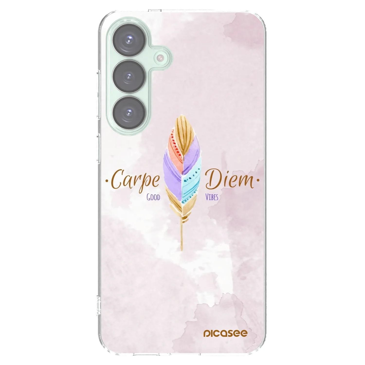 Picasee husă transparentă din silicon pentru Samsung Galaxy S25+ 5G - Carpe Diem