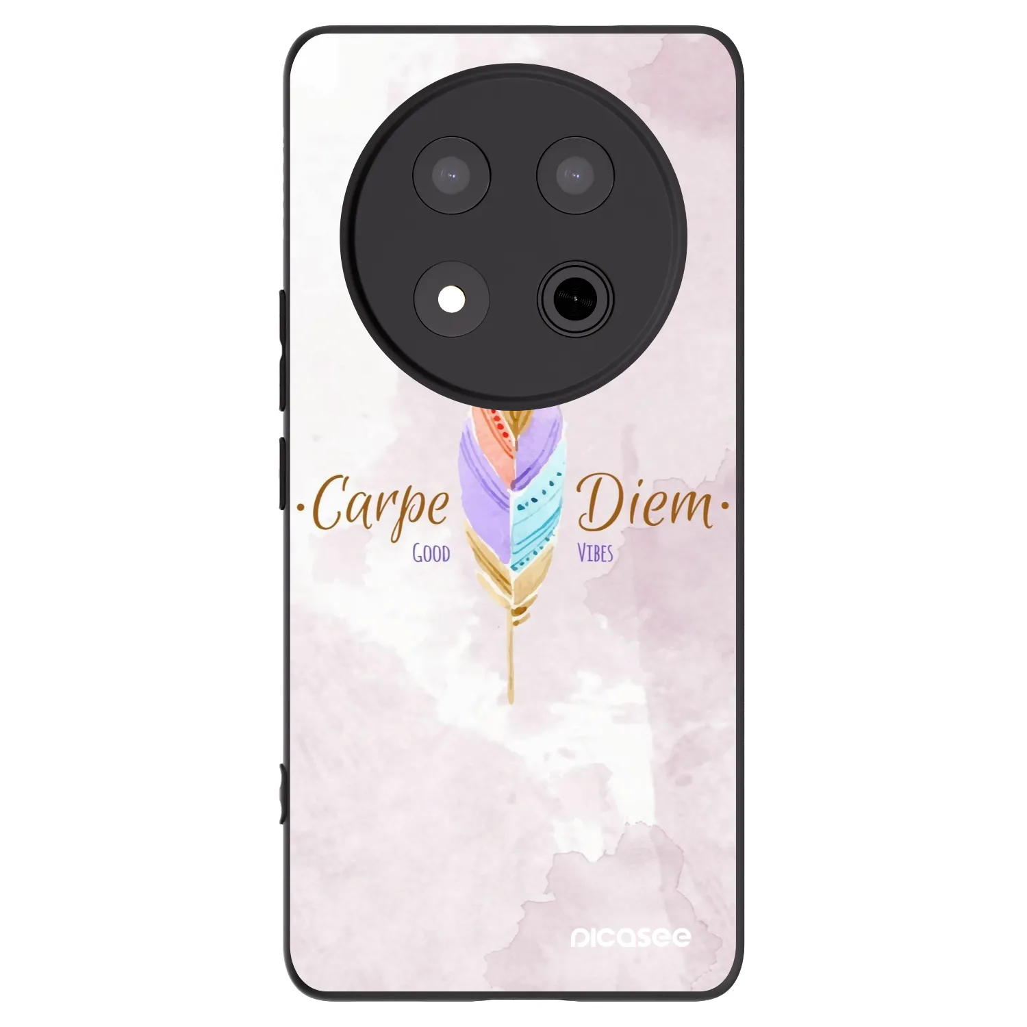 Picasee husă neagră din silicon pentru Honor Magic7 Lite 5G - Carpe Diem