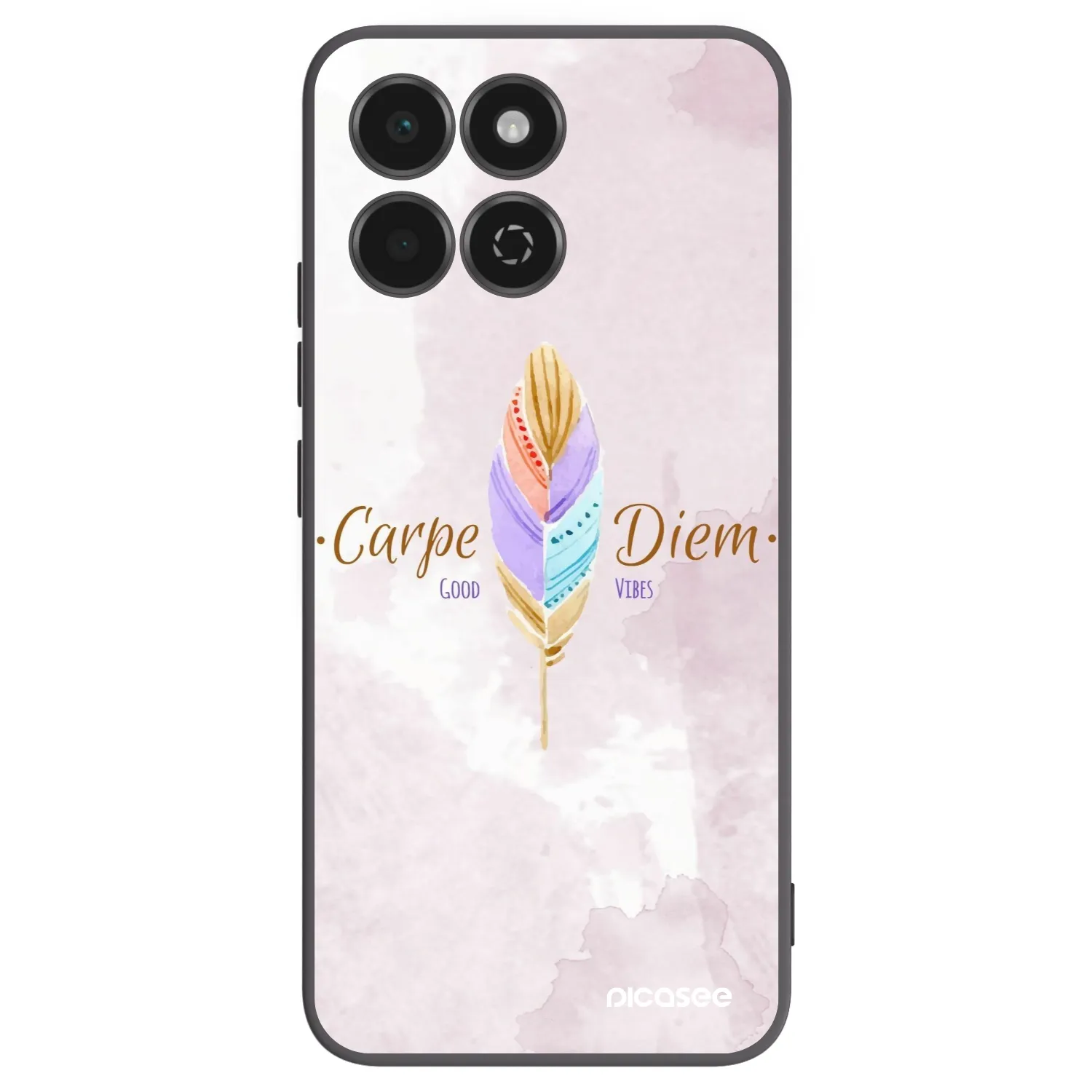 Picasee husă neagră din silicon pentru Honor 200 Smart 5G - Carpe Diem