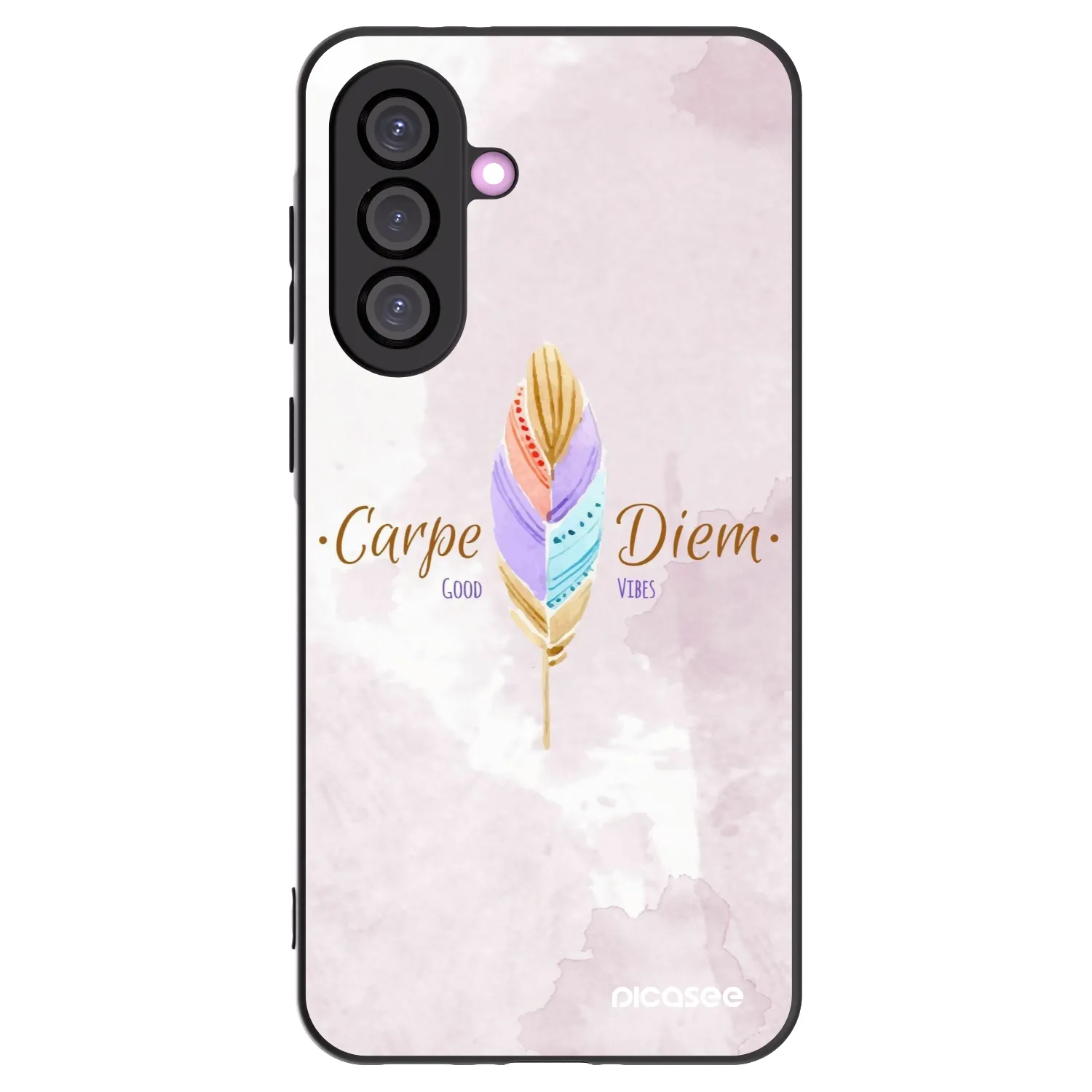 Picasee husă neagră din silicon pentru Samsung Galaxy A56 5G A566B - Carpe Diem