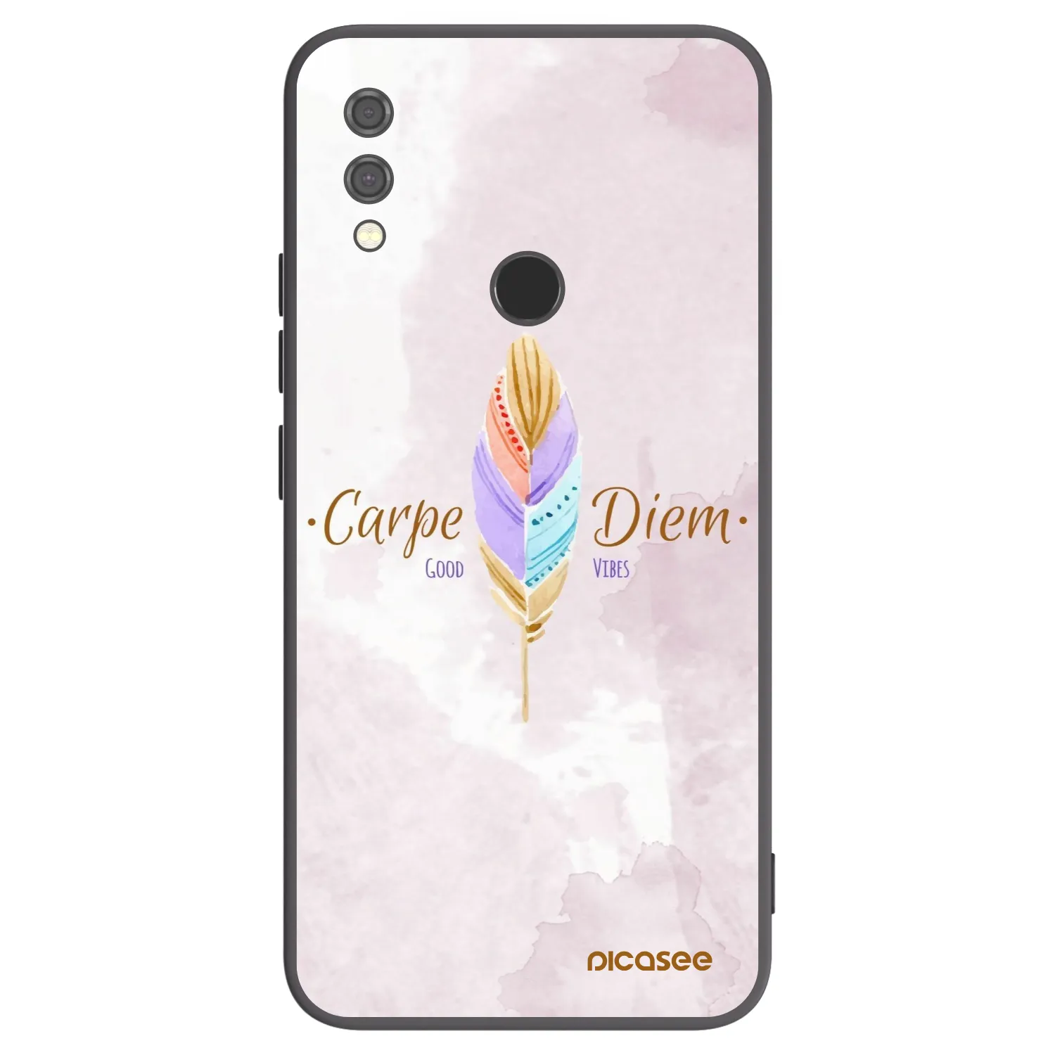 Picasee husă neagră din silicon pentru Xiaomi Redmi Note 7 - Carpe Diem