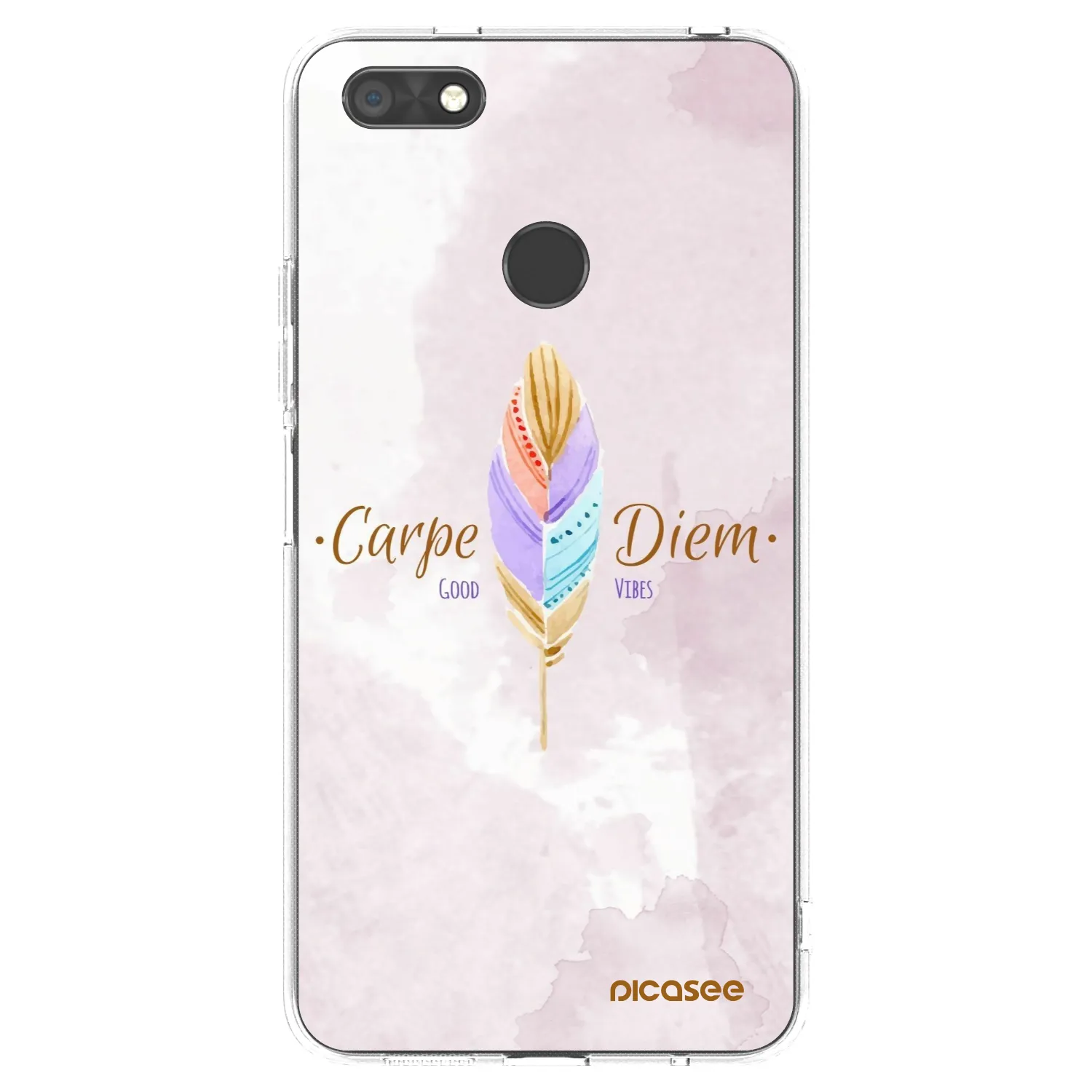 Picasee husă transparentă din silicon pentru Huawei P9 Lite Mini - Carpe Diem