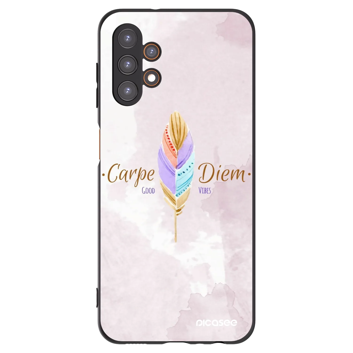 Picasee husă neagră din silicon pentru Samsung Galaxy A13 5G - Carpe Diem