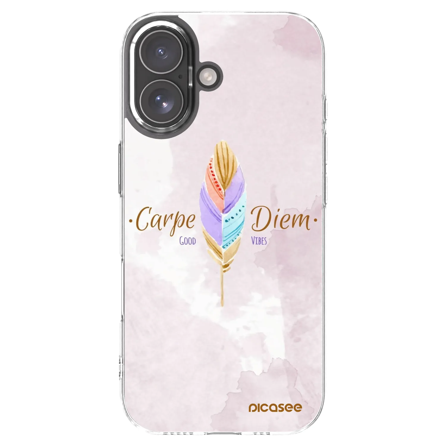 Picasee husă transparentă din silicon pentru Apple iPhone 17 - Carpe Diem