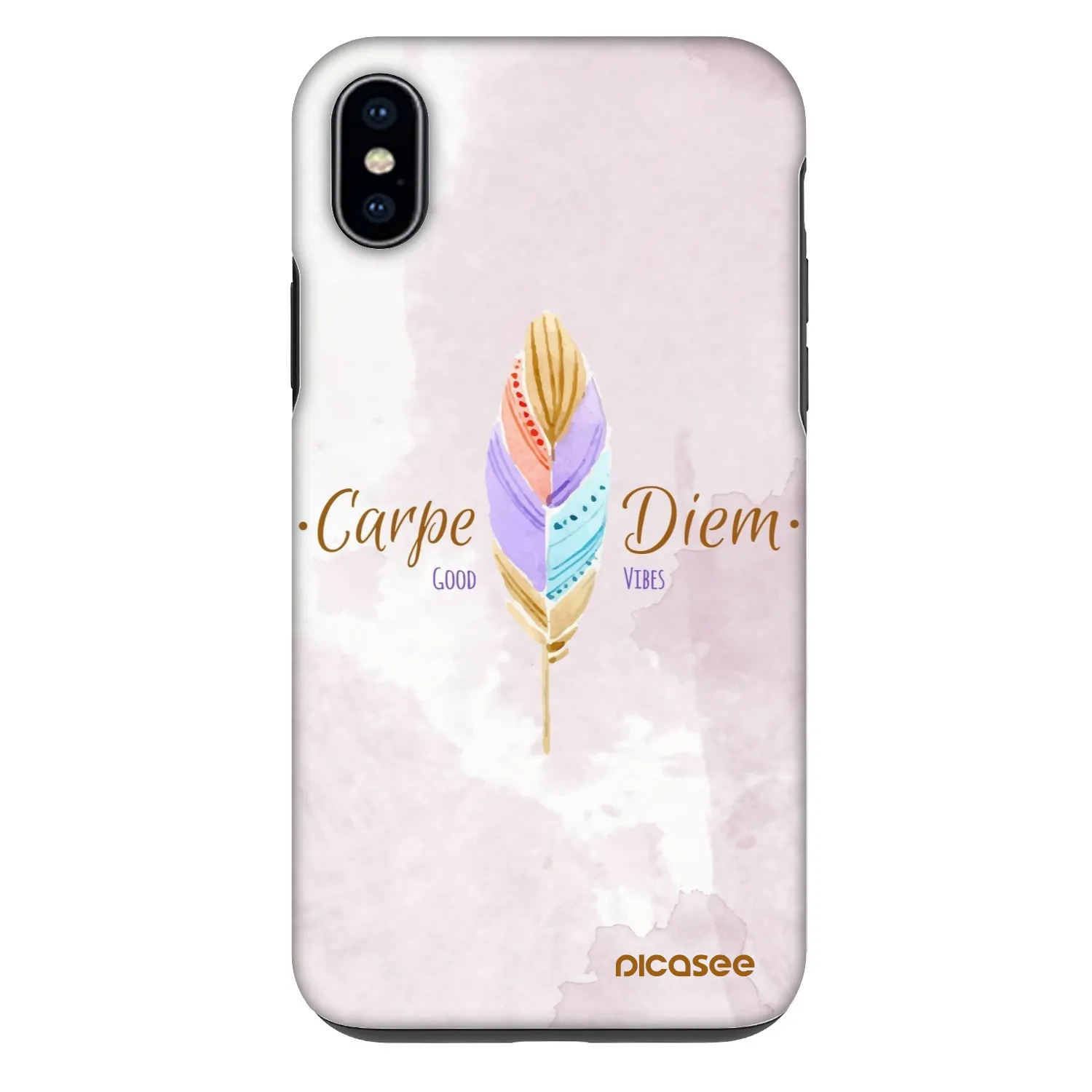 Picasee Fashion Case pentru Apple iPhone XS Max - Carpe Diem