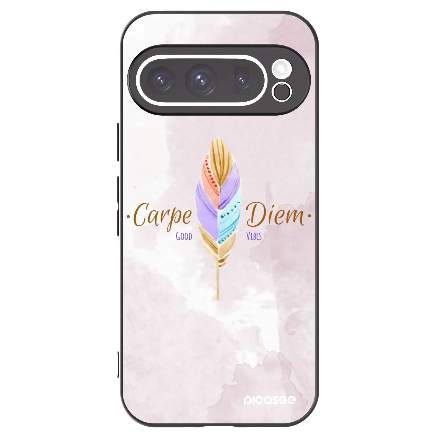 Picasee husă neagră din silicon pentru Google Pixel 9 Pro XL - Carpe Diem