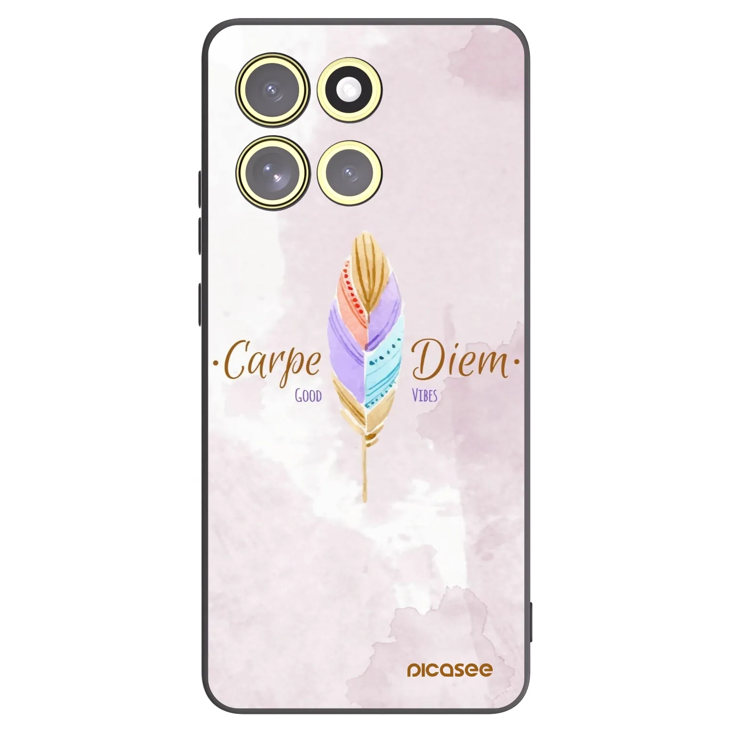 Picasee husă neagră din silicon pentru Motorola Moto G86 5G - Carpe Diem