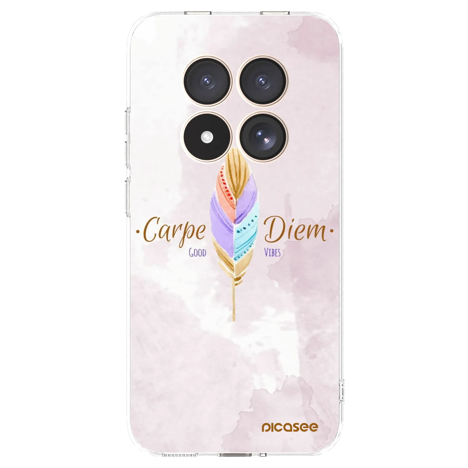 Picasee husă transparentă din silicon pentru Xiaomi Redmi Note 15 Pro 4G - Carpe Diem