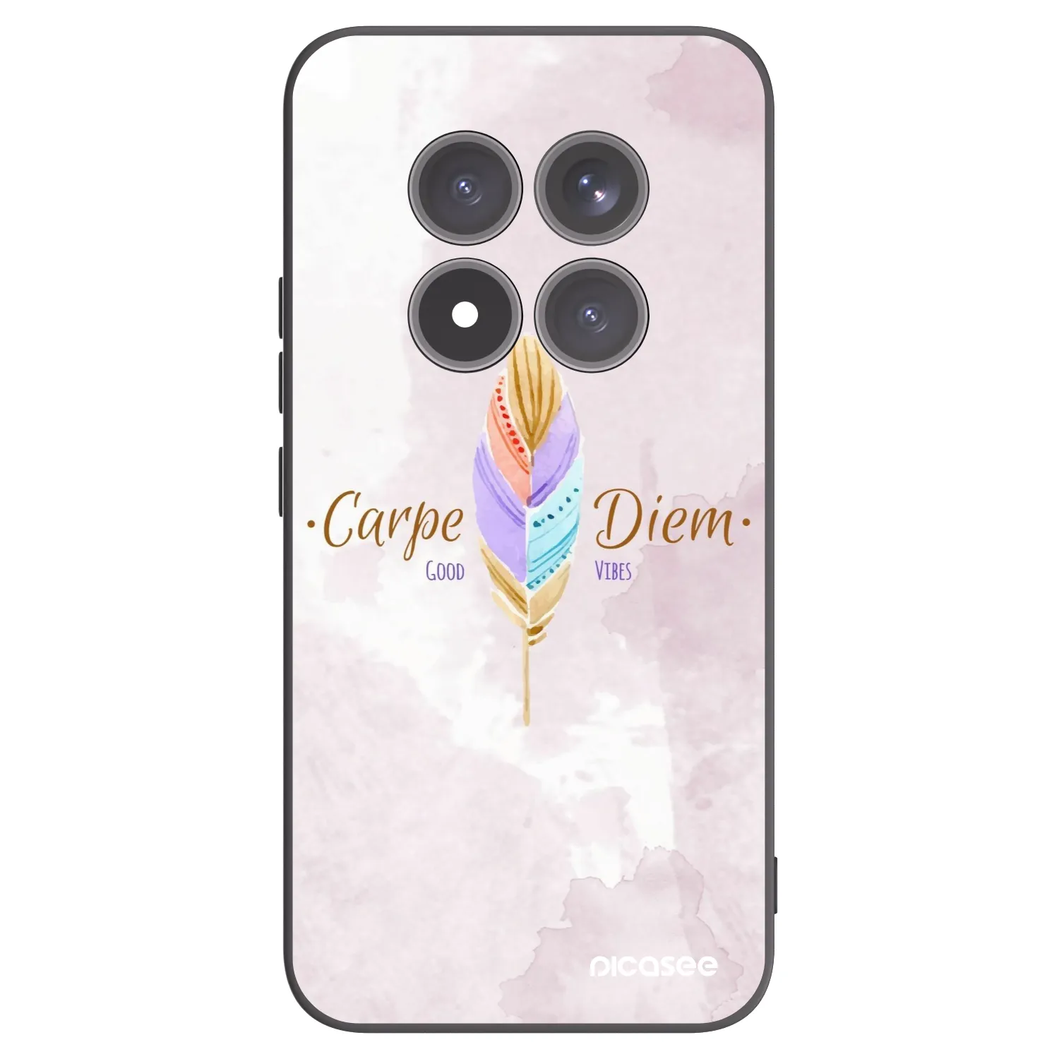 Picasee husă neagră din silicon pentru Xiaomi Redmi Note 15 Pro+ - Carpe Diem