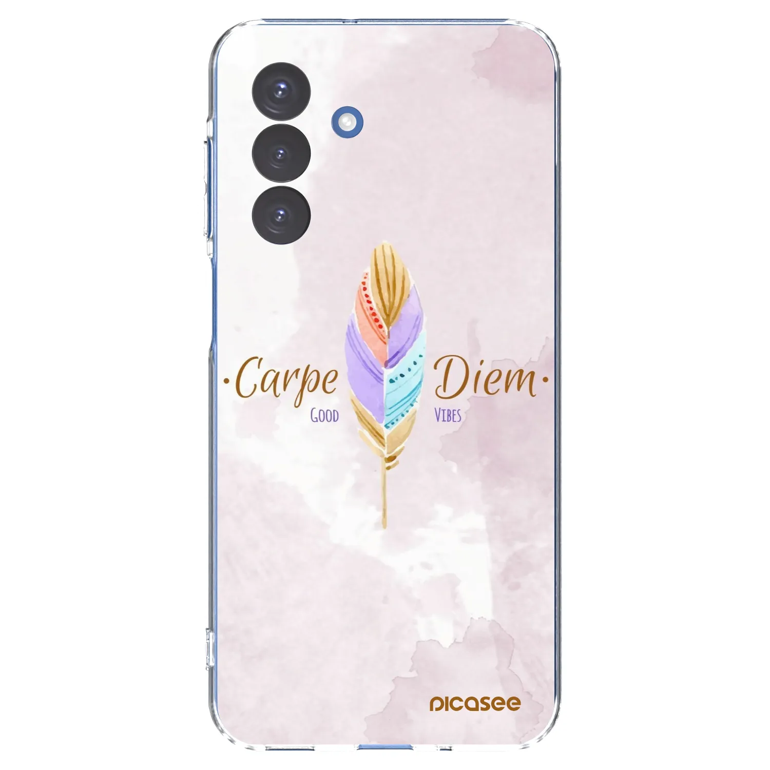 Picasee husă transparentă din silicon pentru Samsung Galaxy A17 5G - Carpe Diem