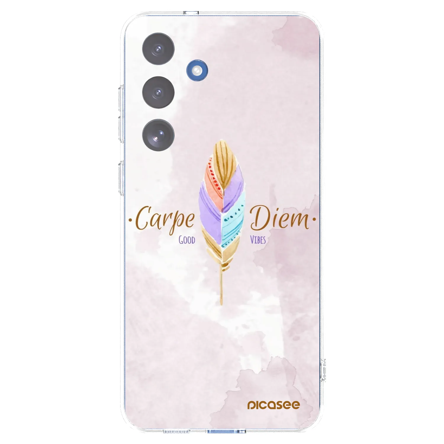 Picasee husă transparentă din silicon pentru Samsung Galaxy S25 FE 5G - Carpe Diem