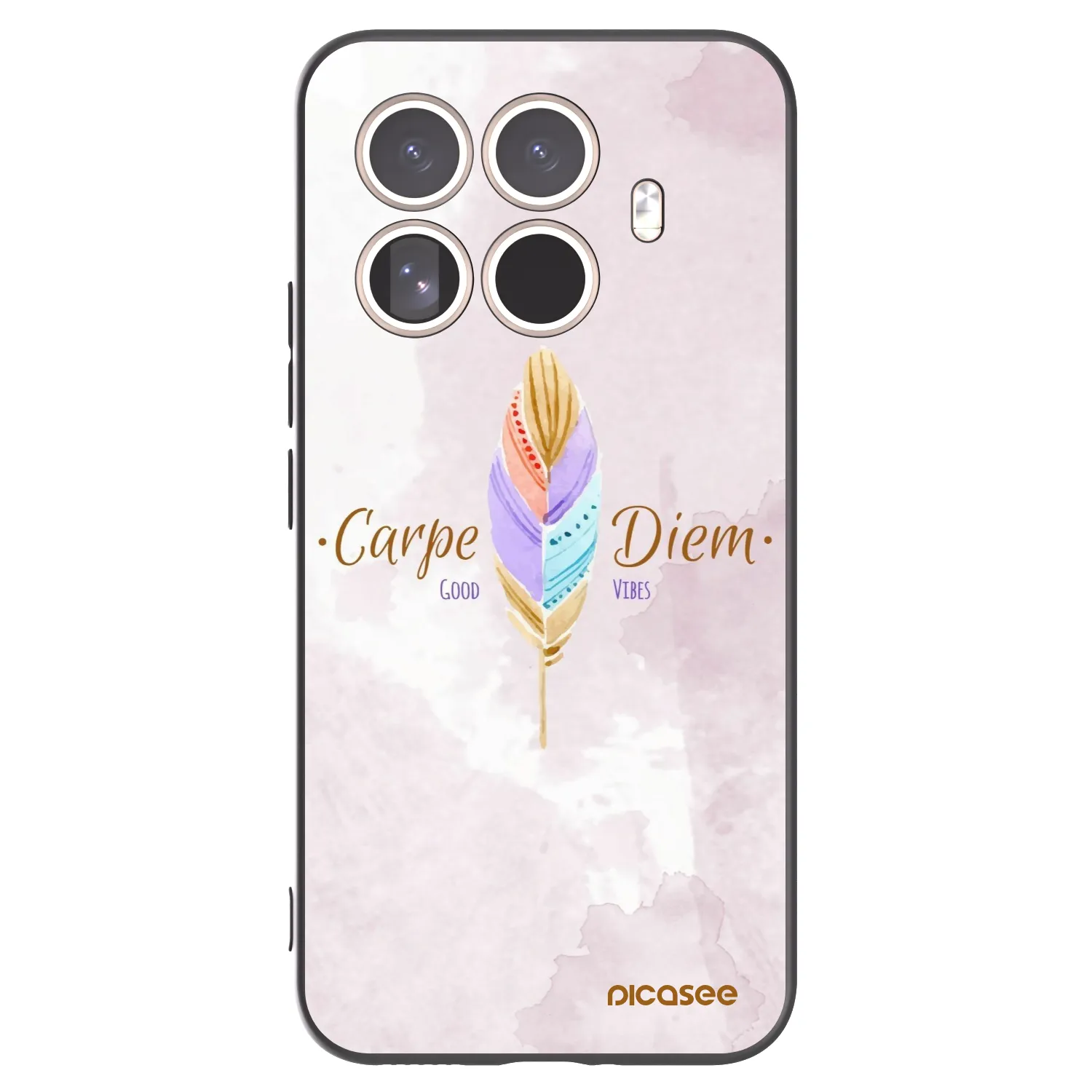 Picasee husă neagră din silicon pentru Xiaomi 15T Pro - Carpe Diem