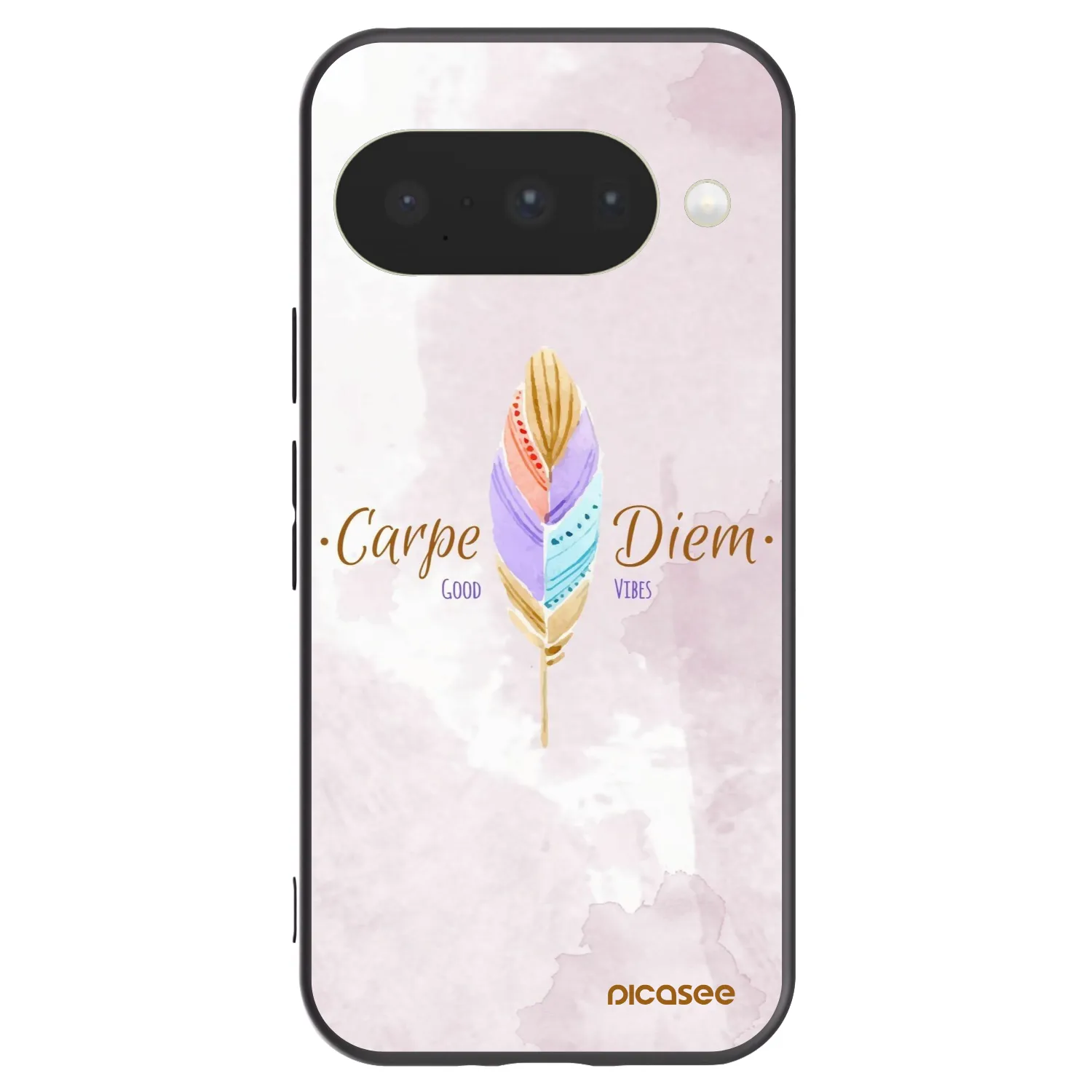 Picasee husă neagră din silicon pentru Google Pixel 10 - Carpe Diem