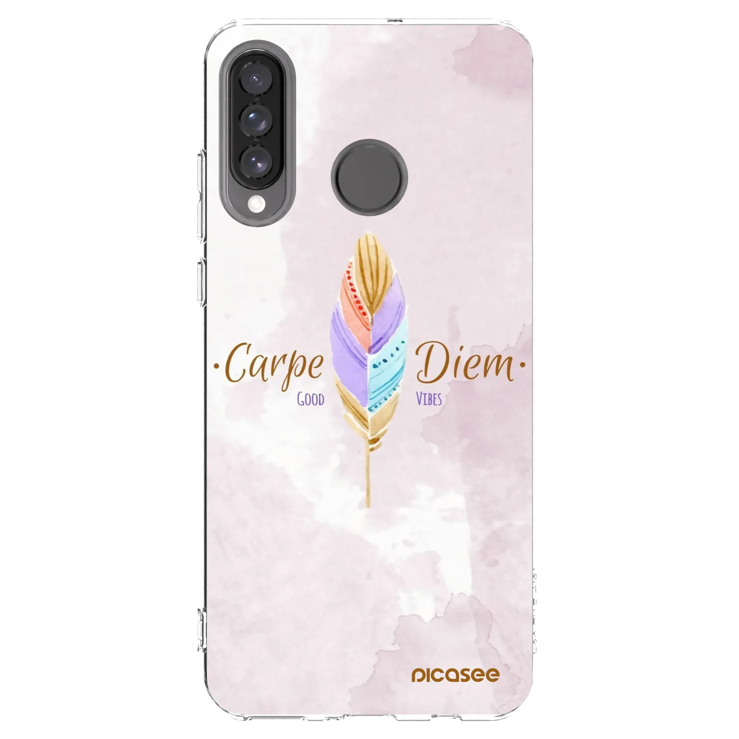 Picasee husă transparentă din silicon pentru Huawei P30 Lite - Carpe Diem