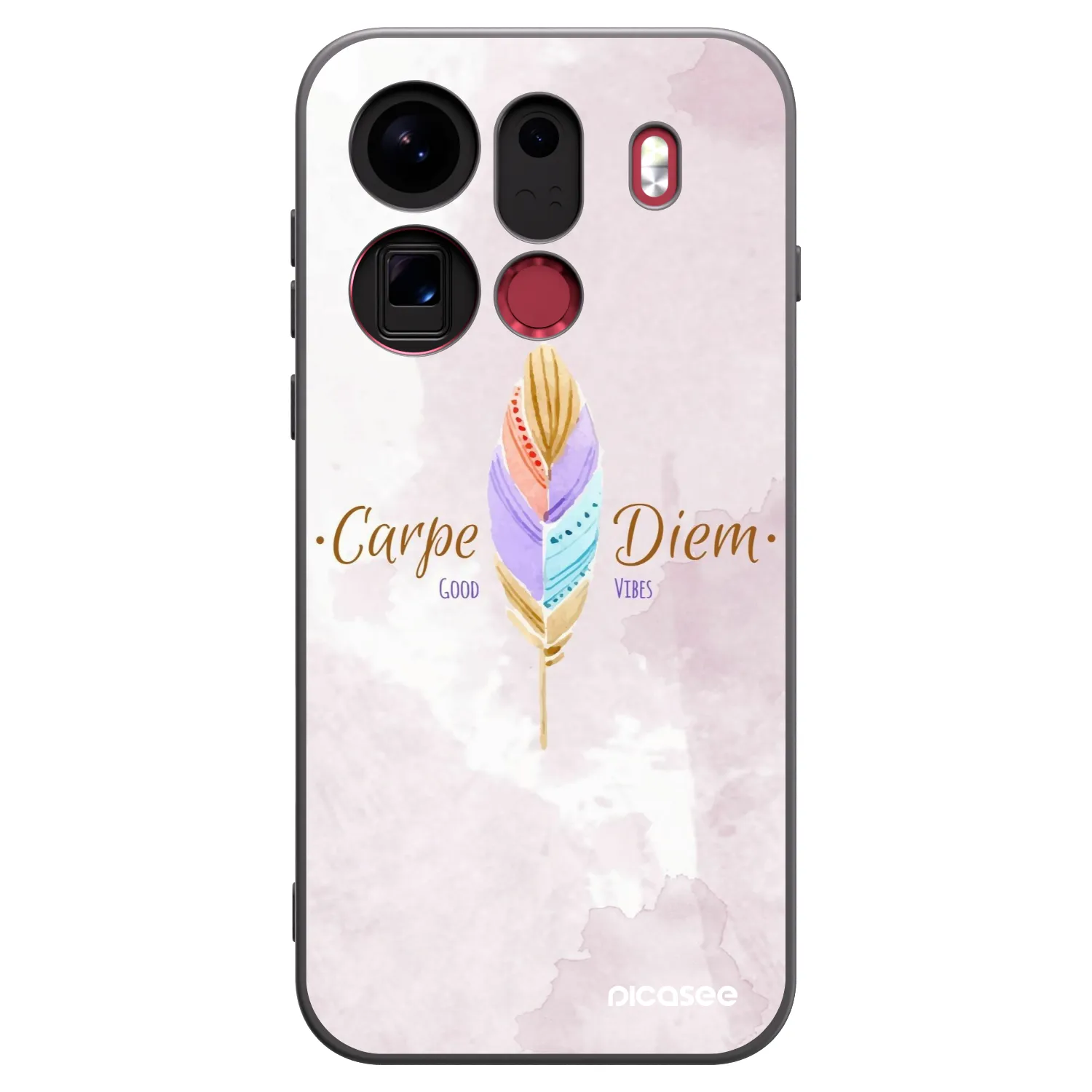 Picasee husă neagră din silicon pentru OPPO Find X9 Pro - Carpe Diem