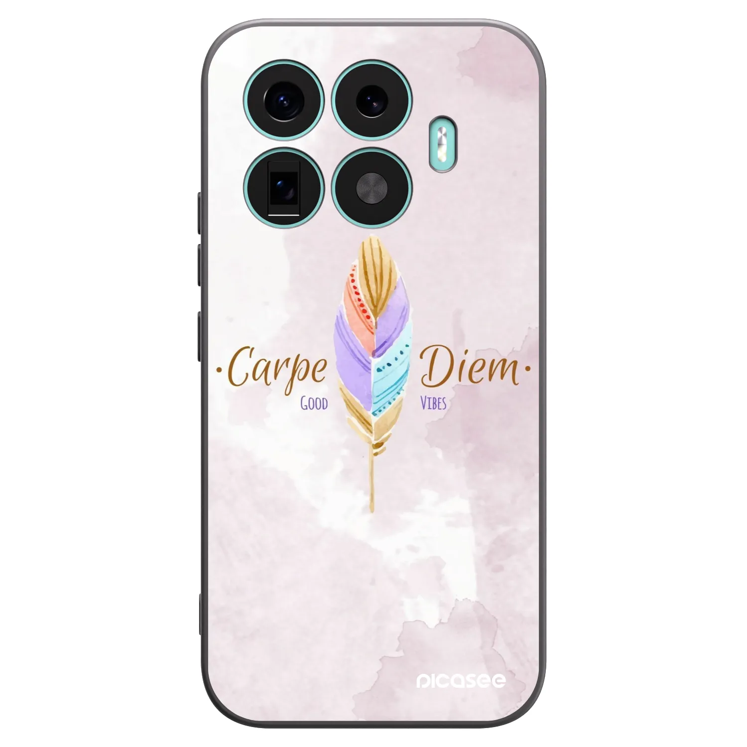 Picasee husă neagră din silicon pentru Xiaomi 17T - Carpe Diem