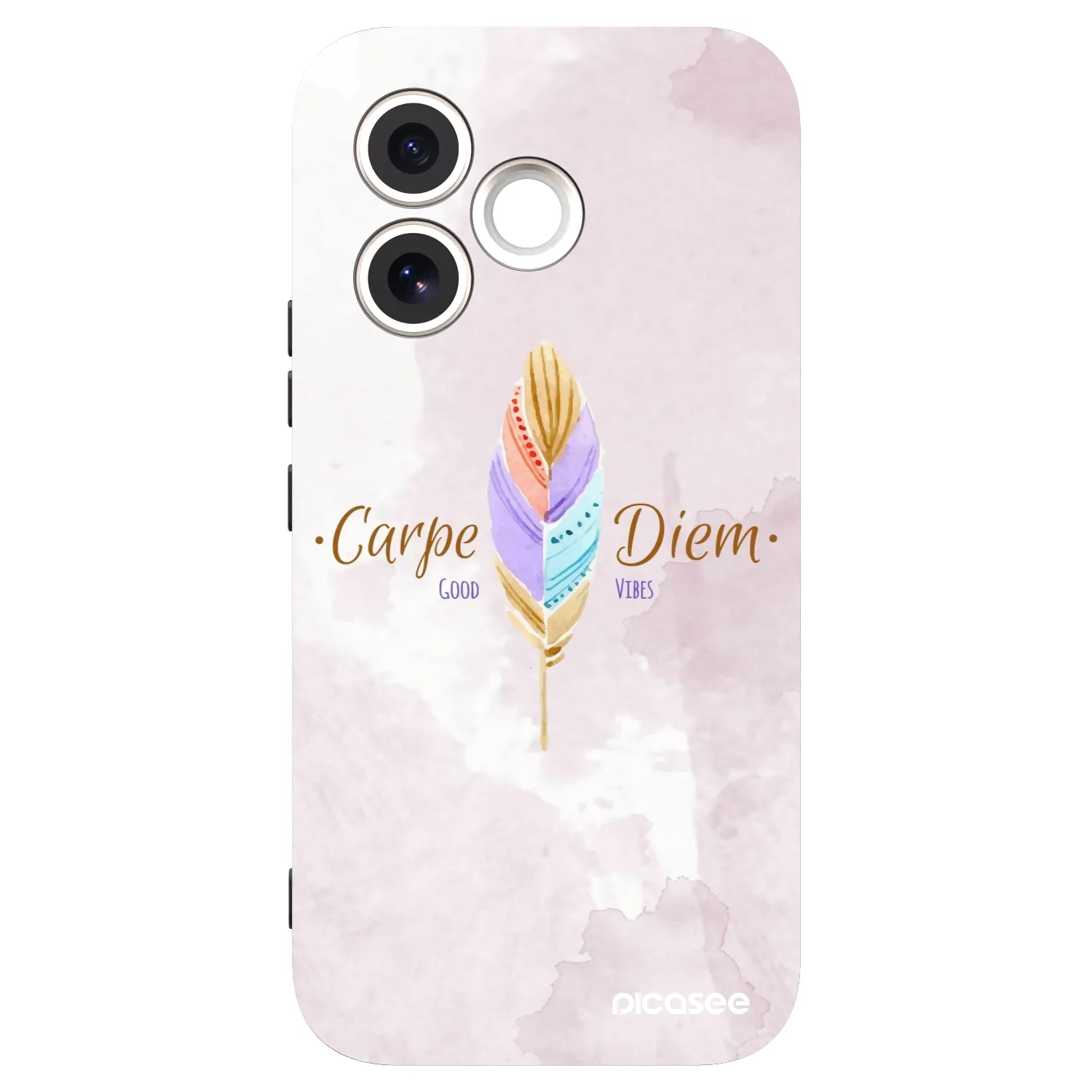 Picasee husă neagră din silicon pentru Honor 600 Lite - Carpe Diem
