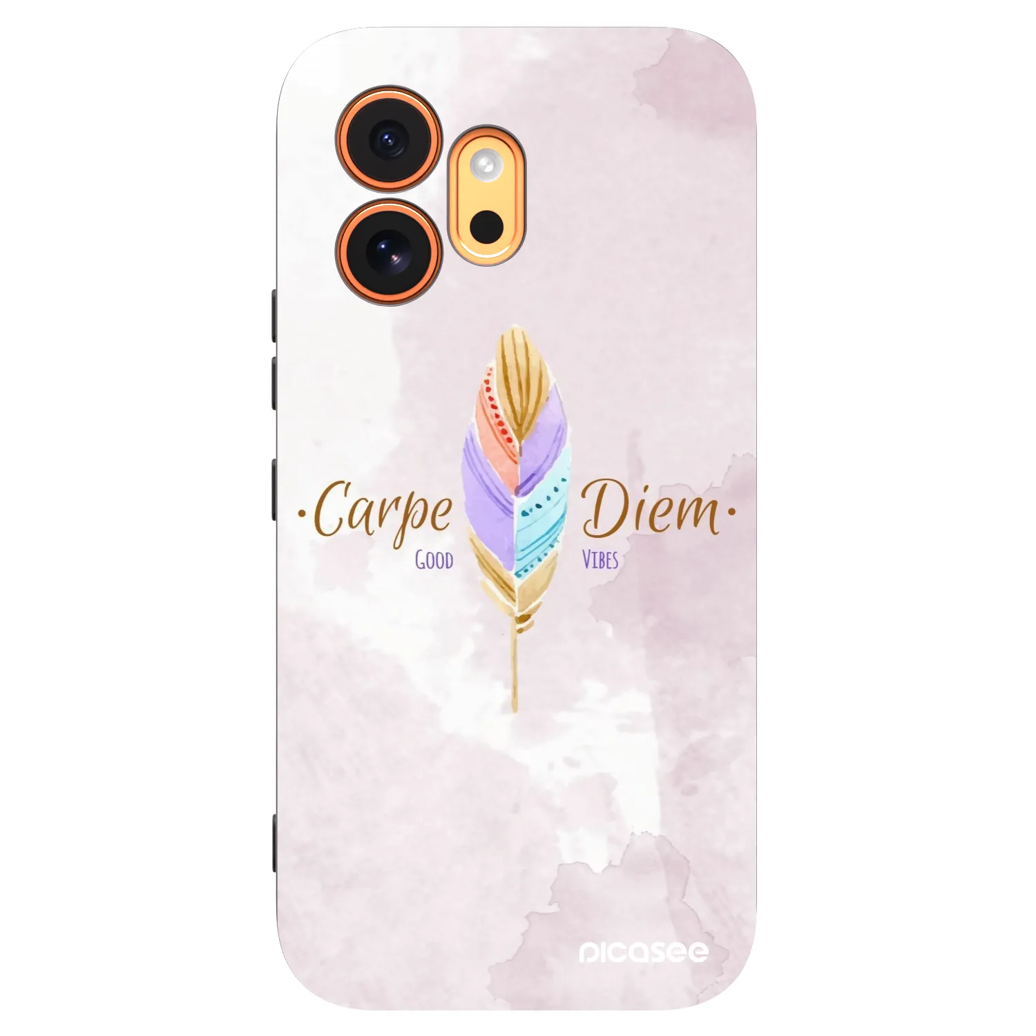 Picasee husă neagră din silicon pentru Honor 600 - Carpe Diem