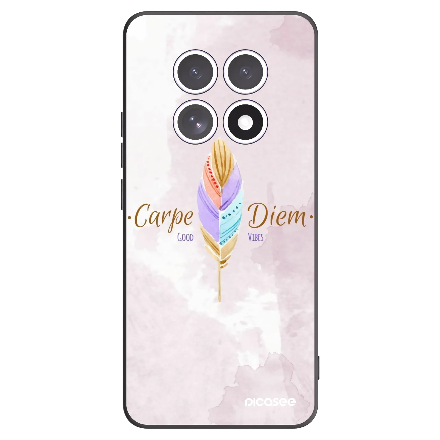 Picasee husă neagră din silicon pentru Xiaomi Redmi Note 15 5G - Carpe Diem