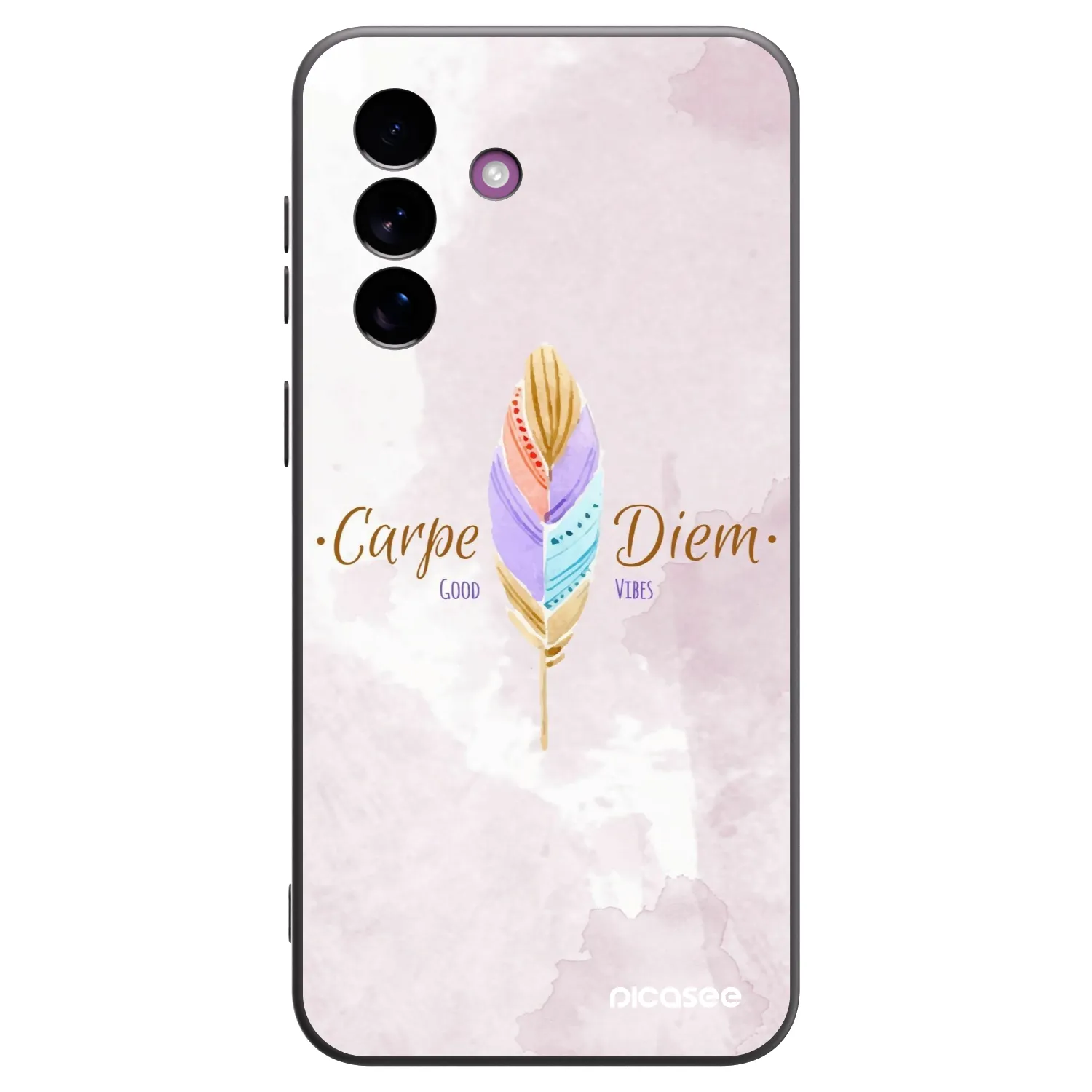 Picasee husă neagră din silicon pentru Samsung Galaxy A37 - Carpe Diem