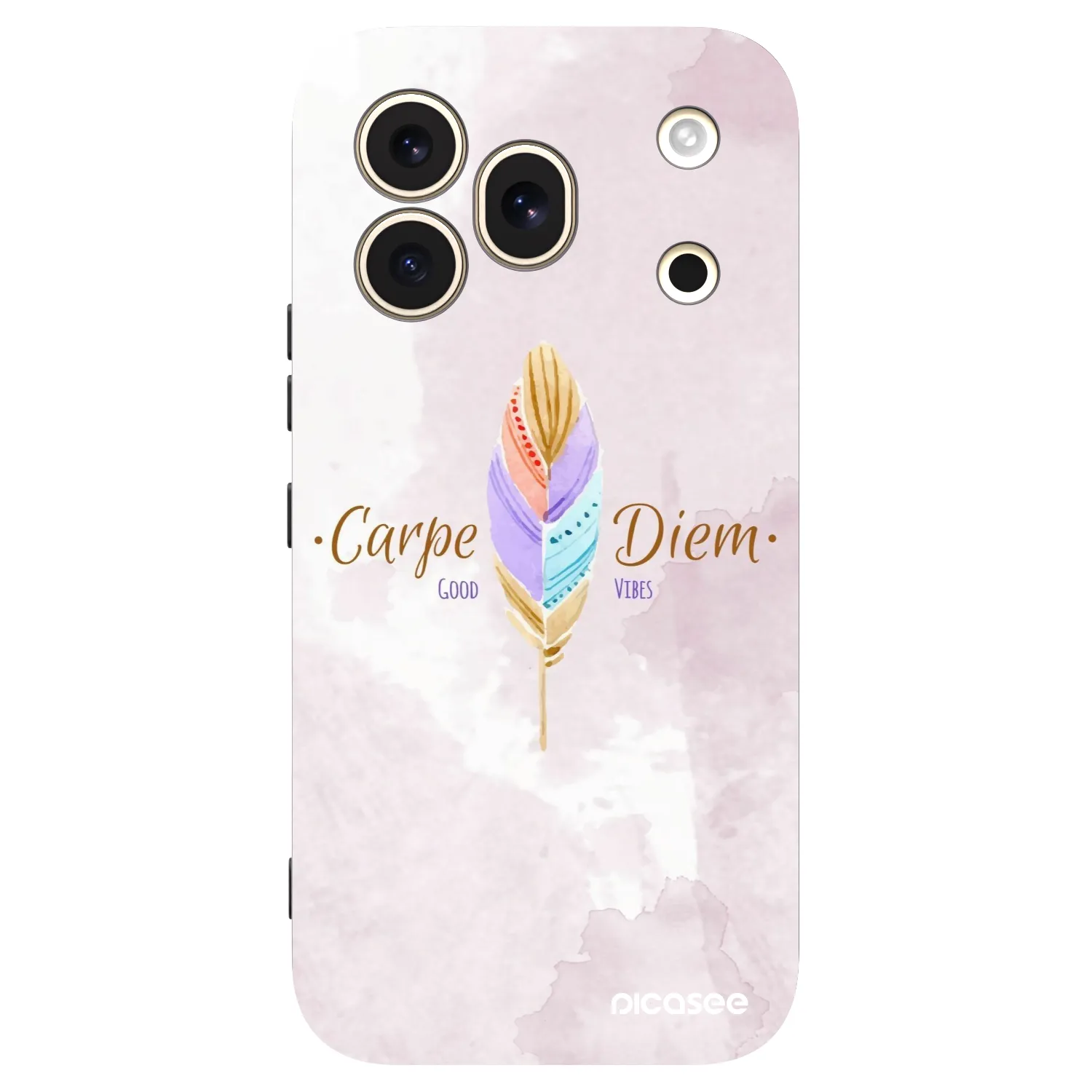 Picasee husă neagră din silicon pentru Honor 600 Pro - Carpe Diem