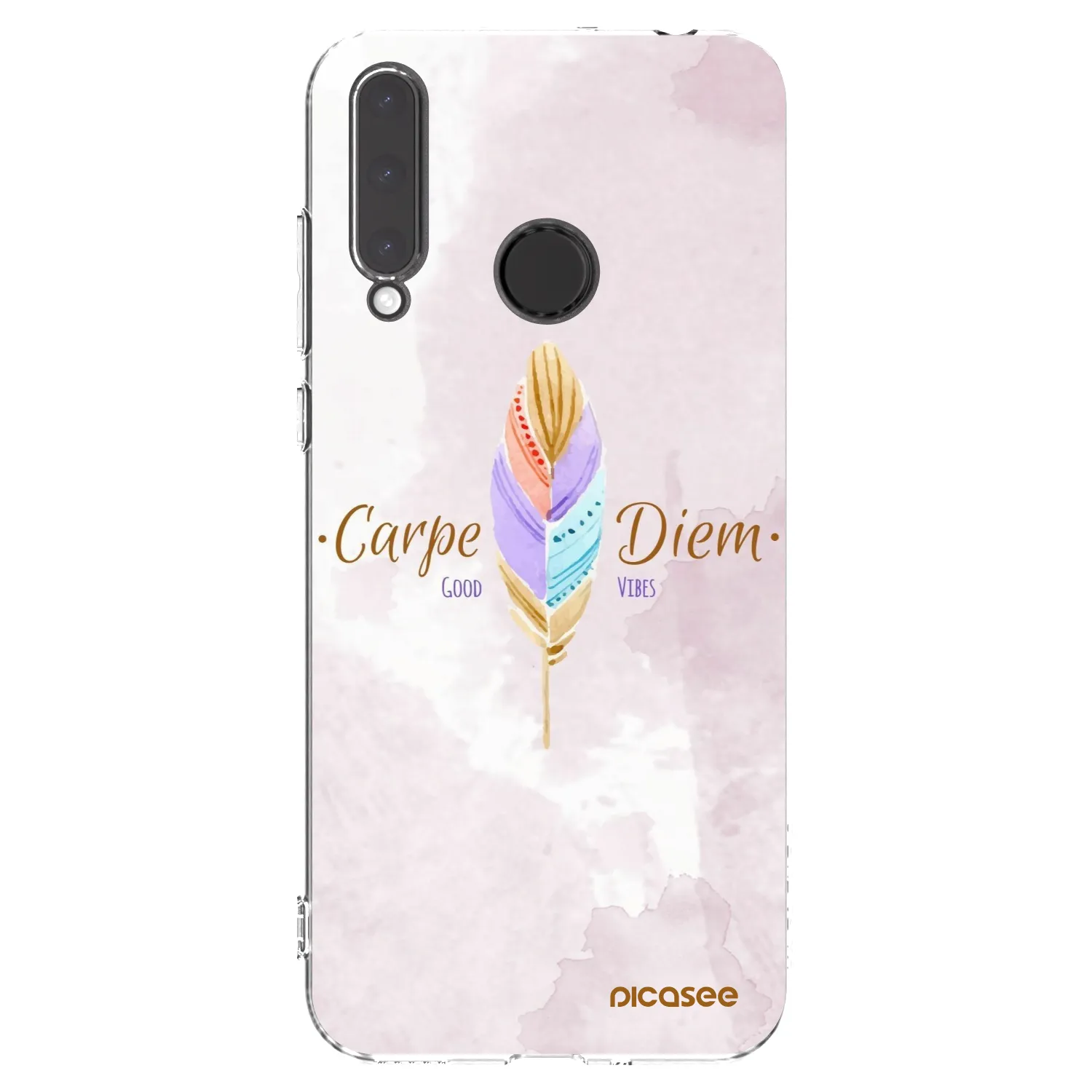Picasee husă transparentă din silicon pentru Honor 20 Lite - Carpe Diem