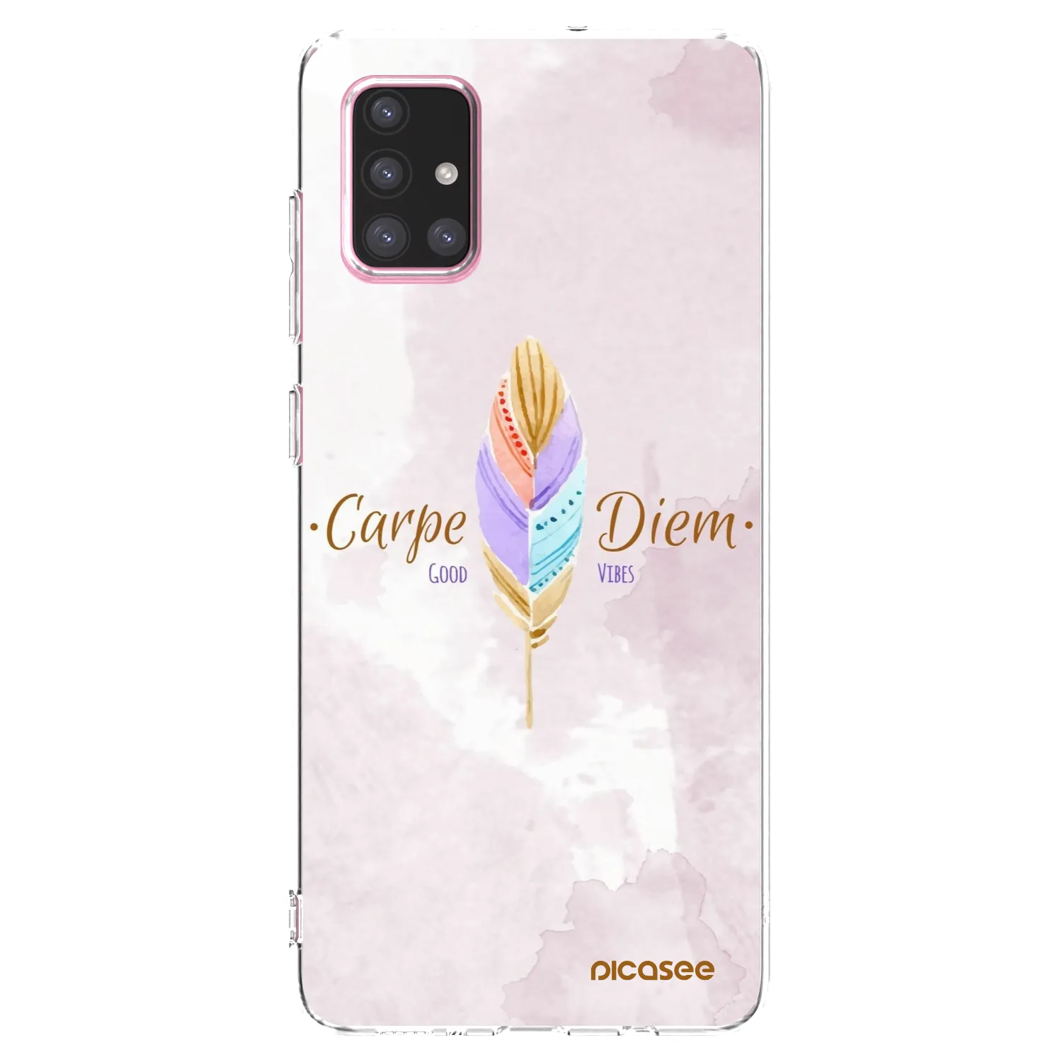 Picasee husă transparentă din silicon pentru Samsung Galaxy A71 A715F - Carpe Diem