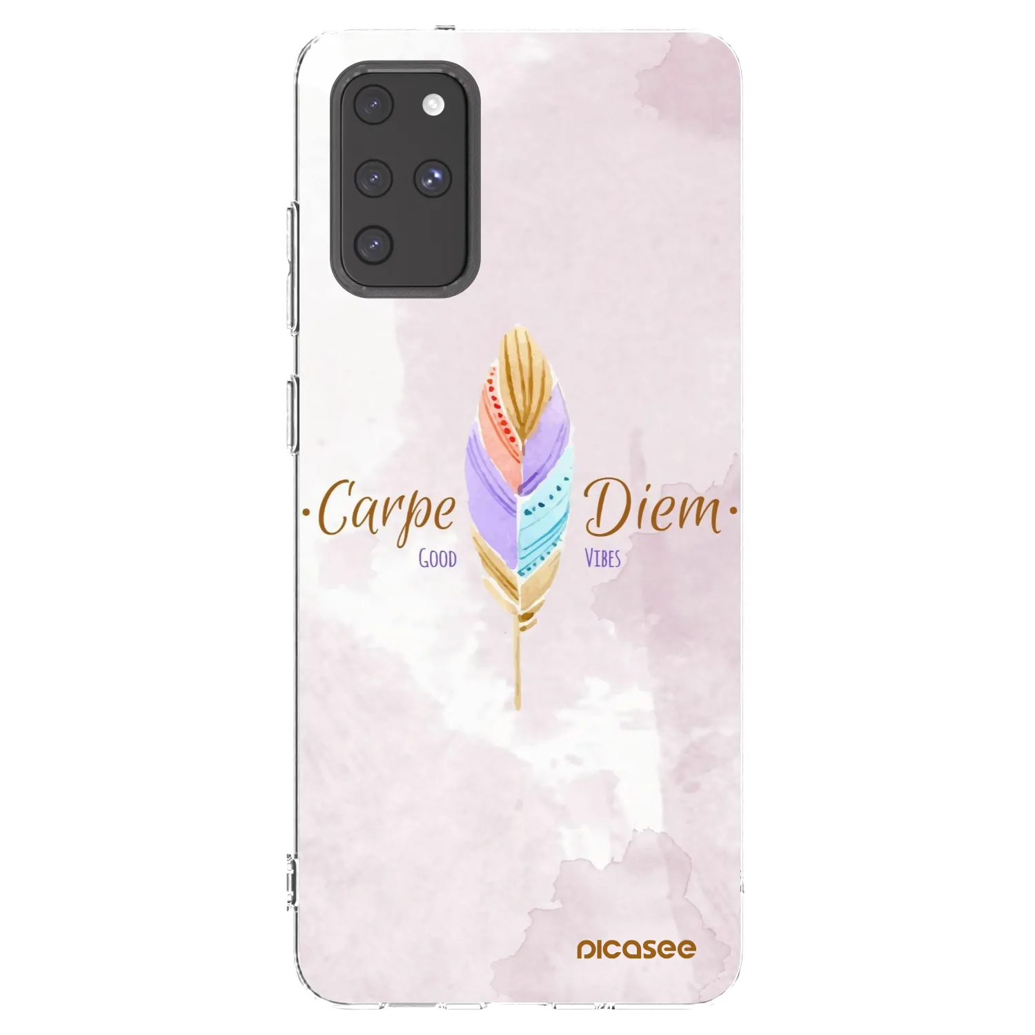 Picasee husă transparentă din silicon pentru Samsung Galaxy S20+ G985F - Carpe Diem