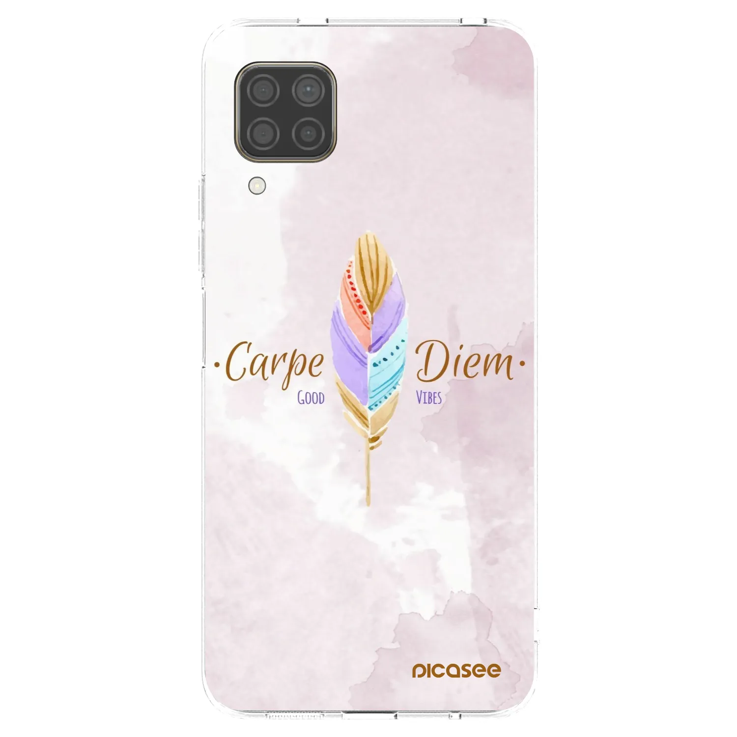Picasee husă transparentă din silicon pentru Huawei P40 Lite - Carpe Diem