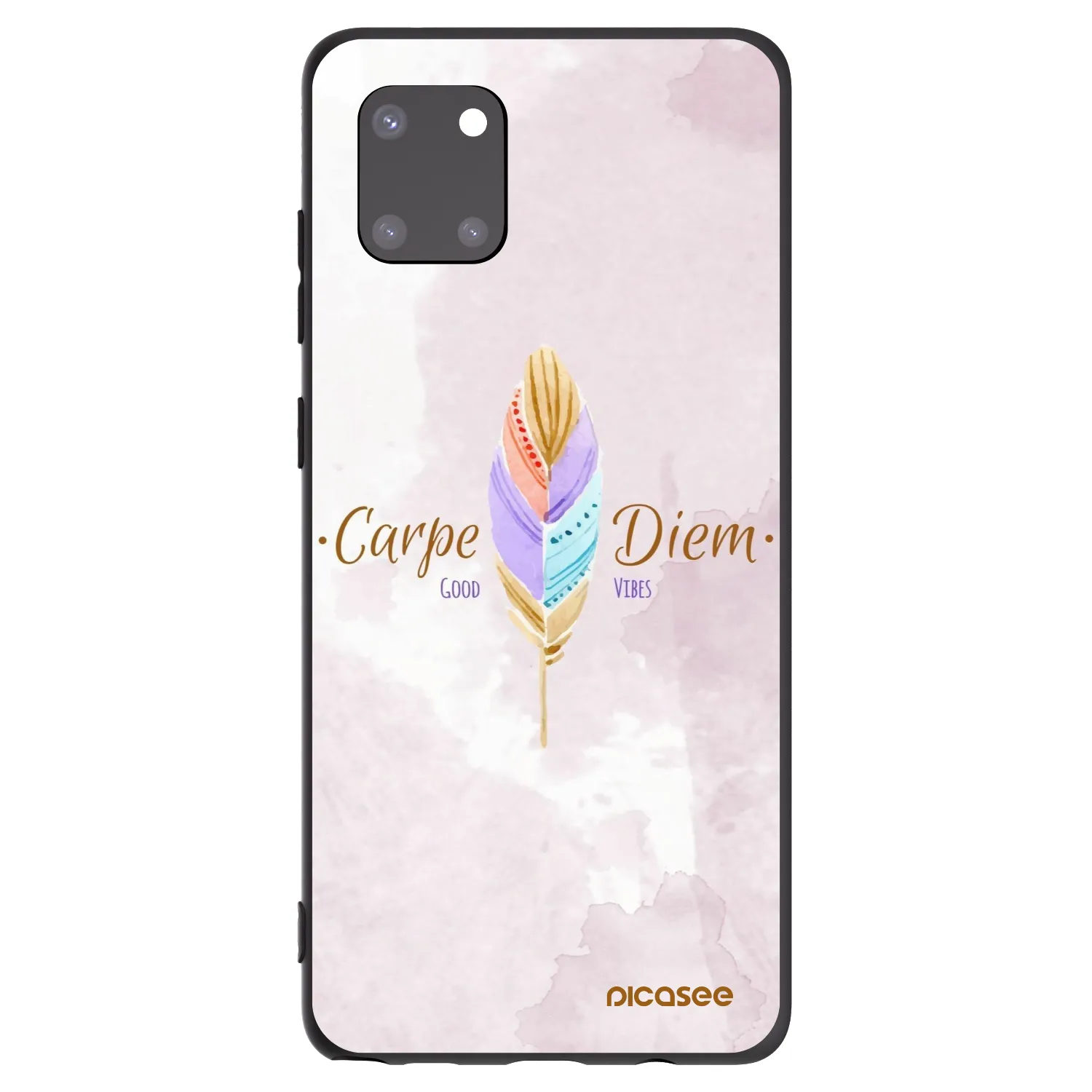 Picasee husă neagră din silicon pentru Samsung Galaxy Note 10 Lite N770F - Carpe Diem