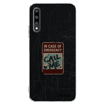 Picasee husă transparentă din silicon pentru Honor 9X Pro - EMERGENCY