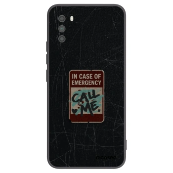 Picasee husă neagră din silicon pentru Xiaomi Poco M3 - EMERGENCY