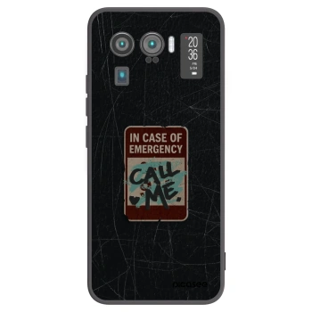 Picasee husă neagră din silicon pentru Xiaomi Mi 11 Ultra - EMERGENCY