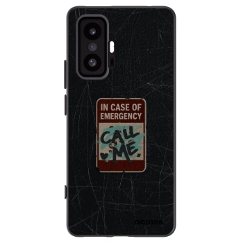 Picasee husă neagră din silicon pentru Xiaomi 11T - EMERGENCY