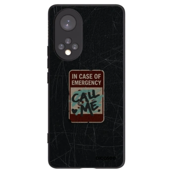 Picasee husă neagră din silicon pentru Huawei Nova 9 - EMERGENCY