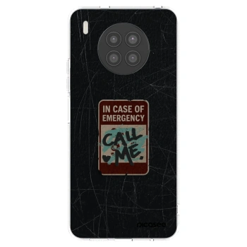 Picasee husă transparentă din silicon pentru Huawei Nova 8i - EMERGENCY