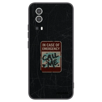 Picasee husă neagră din silicon pentru Vivo Y72 5G - EMERGENCY