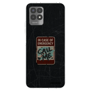 Picasee husă transparentă din silicon pentru Realme 8i - EMERGENCY