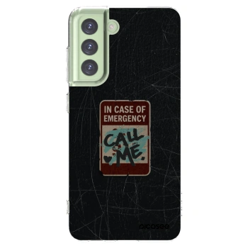 Picasee husă transparentă din silicon pentru Samsung Galaxy S21 FE 5G - EMERGENCY
