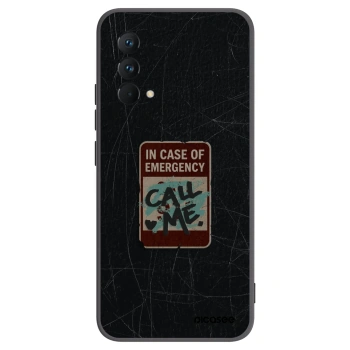 Picasee husă neagră din silicon pentru Realme GT Master Edition 5G - EMERGENCY