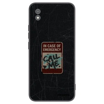 Picasee husă neagră din silicon pentru Realme C11 (2021) - EMERGENCY