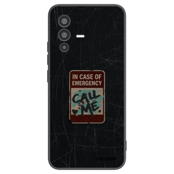 Picasee husă neagră din silicon pentru Vivo V23 5G - EMERGENCY