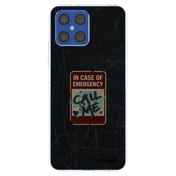 Picasee husă transparentă din silicon pentru Honor X8 4G - EMERGENCY