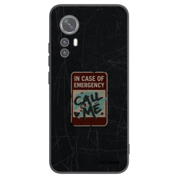Picasee husă neagră din silicon pentru Xiaomi 12X - EMERGENCY