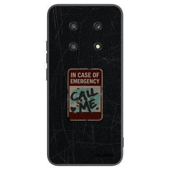 Picasee husă neagră din silicon pentru Honor Magic4 Lite 5G - EMERGENCY