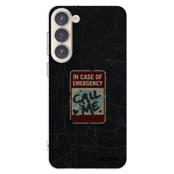 Picasee husă transparentă din silicon pentru Samsung Galaxy S23+ 5G - EMERGENCY