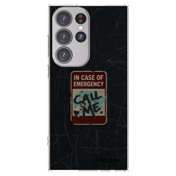 Picasee husă transparentă din silicon pentru Samsung Galaxy S23 Ultra 5G - EMERGENCY