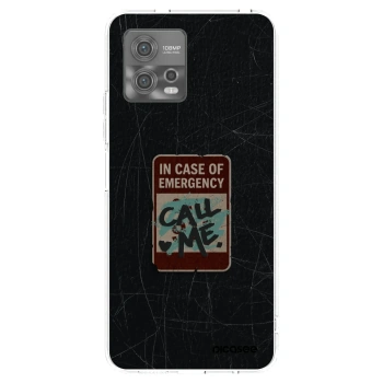 Picasee husă transparentă din silicon pentru Motorola Moto G72 - EMERGENCY