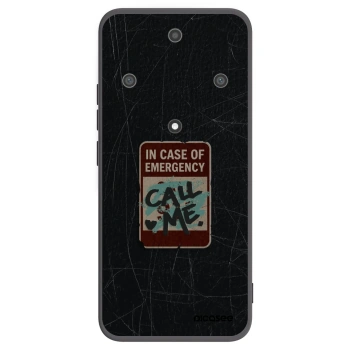 Picasee husă neagră din silicon pentru Honor Magic5 Lite 5G - EMERGENCY